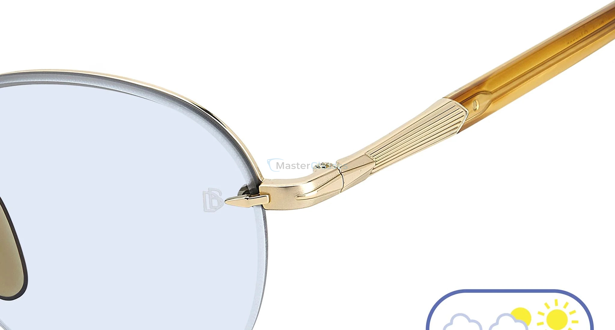  () DAVID BECKHAM DB 1173/S T5U Gold Brown Horn