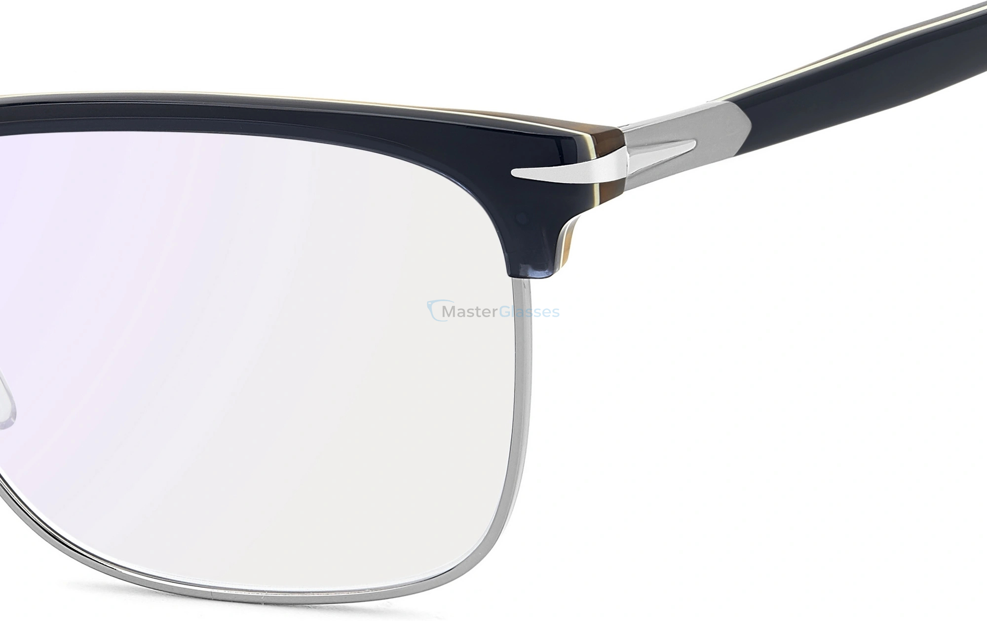  DAVID BECKHAM DB 1183 QEU Blue Horn Ruthenium