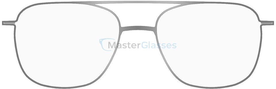  MONOGRAM MF003 GN/GN,  GUNMETAL/GUNMETAL, CLEAR