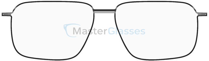  MONOGRAM MF017 GN/GN,  GUNMETAL/GUNMETAL, CLEAR