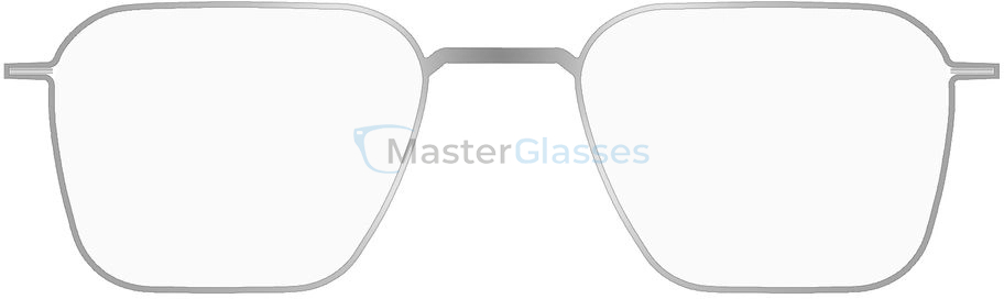  MONOGRAM MF002 SL/SL,  SILVER/SILVER, CLEAR
