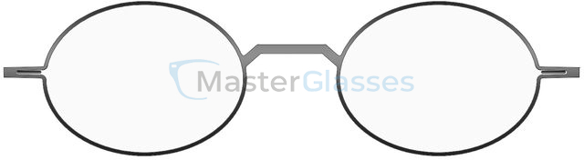 MONOGRAM MF025 GN/GN,  GUNMETAL/GUNMETAL, CLEAR