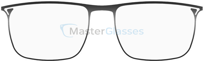  MONOGRAM MF023 GN/GN,  GUNMETAL/GUNMETAL, CLEAR