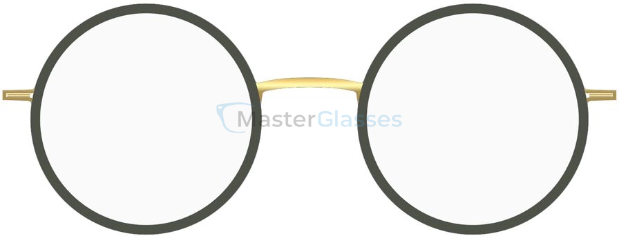  MONOGRAM MFR005 GD/GG,  GOLD/GREENISH GREY, CLEAR