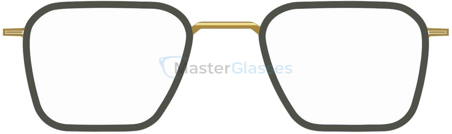  MONOGRAM MFR002 GD/GG,  GOLD/GREENISH GREY, CLEAR