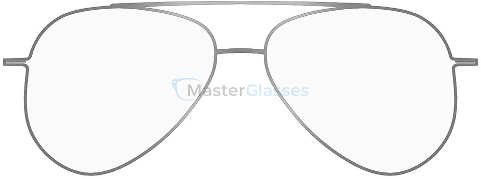  MONOGRAM MF009 GN/GN,  GUNMETAL/GUNMETAL, CLEAR