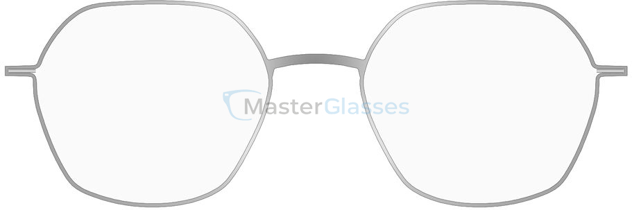  MONOGRAM MF014 SL/SL,  SILVER/SILVER, CLEAR
