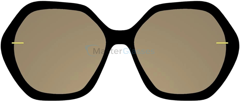   MONOGRAM MNPA503S GD/BK-BRB,  GOLD/BLACK, BRONZE MIRROR