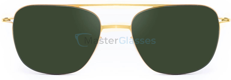   MONOGRAM MF003S GD/GD-GNT,  GOLD/GOLD, DARK GREEN