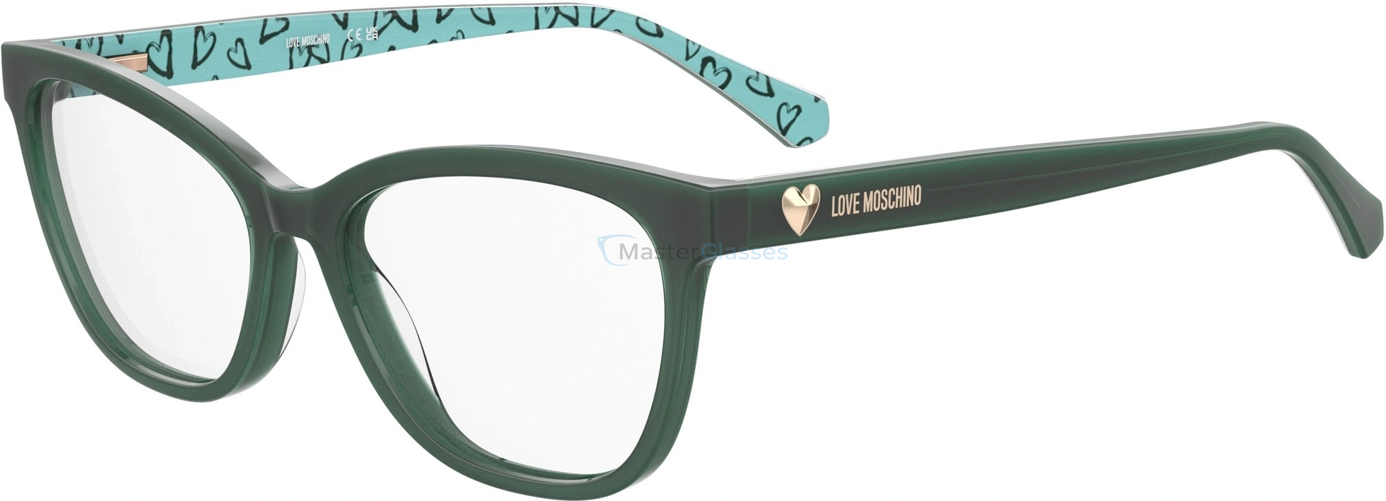  MOSCHINO LOVE MOL639 6HO Green Pattern