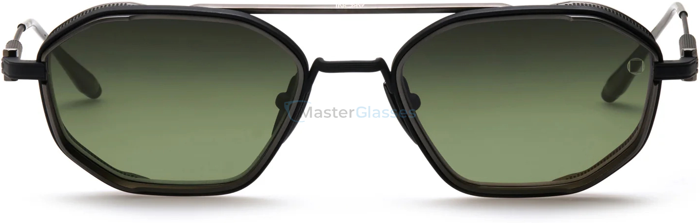   AKONI ERIS - TWO BLK - BLK,  Matte Black - Black Rhodium, Dark Grey to Olive