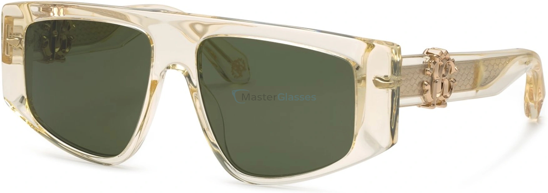   ROBERTO CAVALLI SRC038M 0846,  TRANSPARENT YELLOW SOYA, GREEN