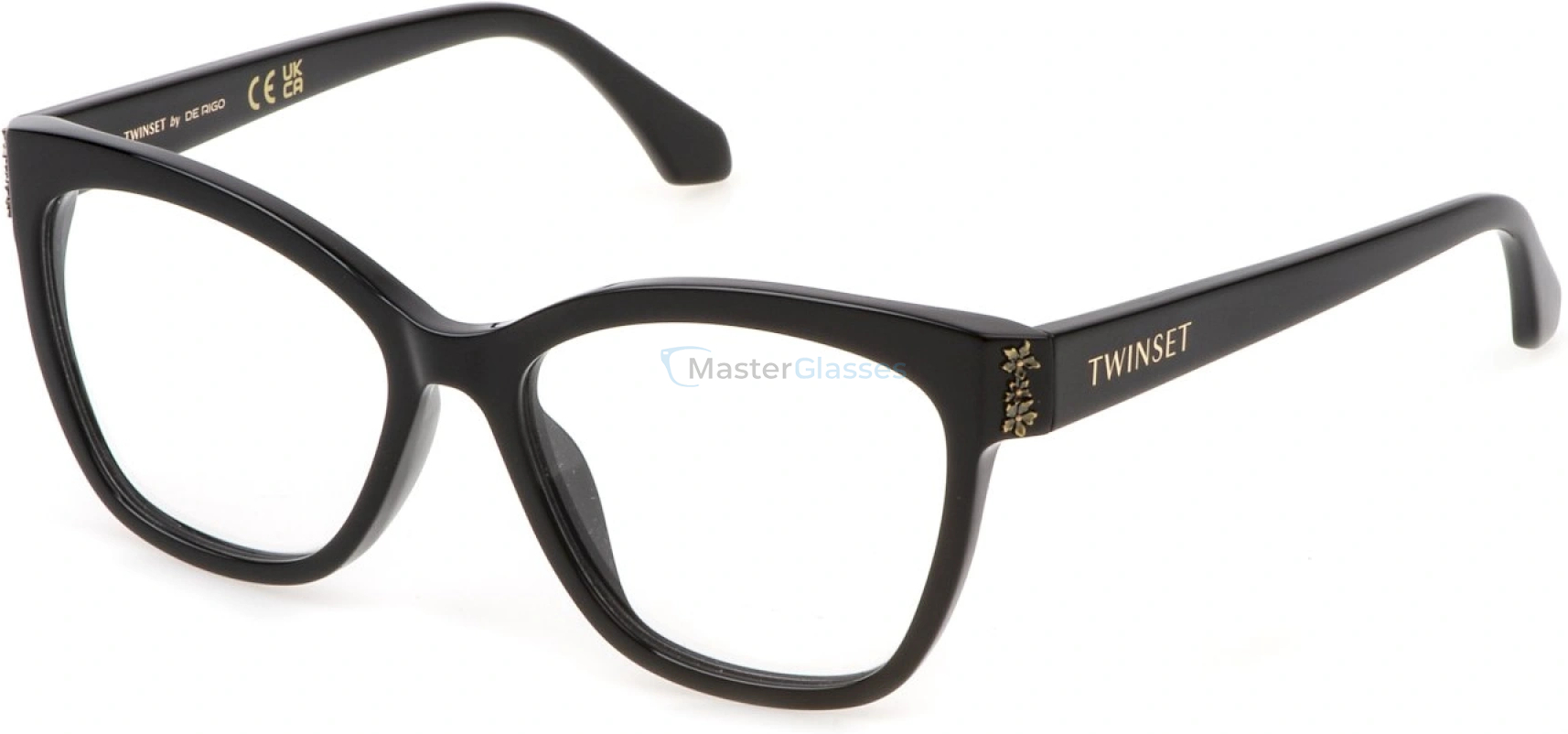  TWINSET VTW050W 700Y,  SHINY BLACK, CLEAR