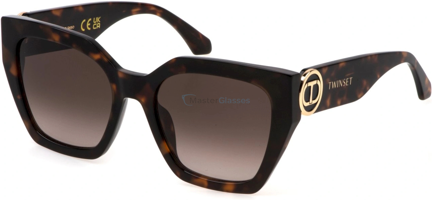   TWINSET STW058 04BL,  DARK HAVANA, BROWN GRADIENT BROWN