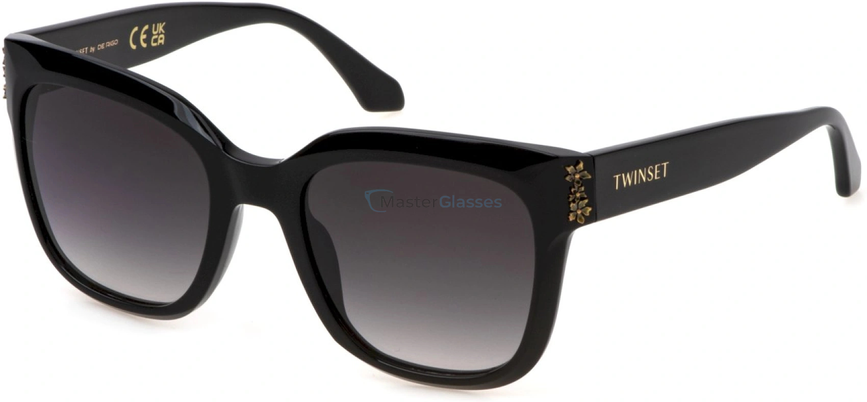   TWINSET STW056W 700Y,  SHINY BLACK, SMOKE GRADIENT SMOKE