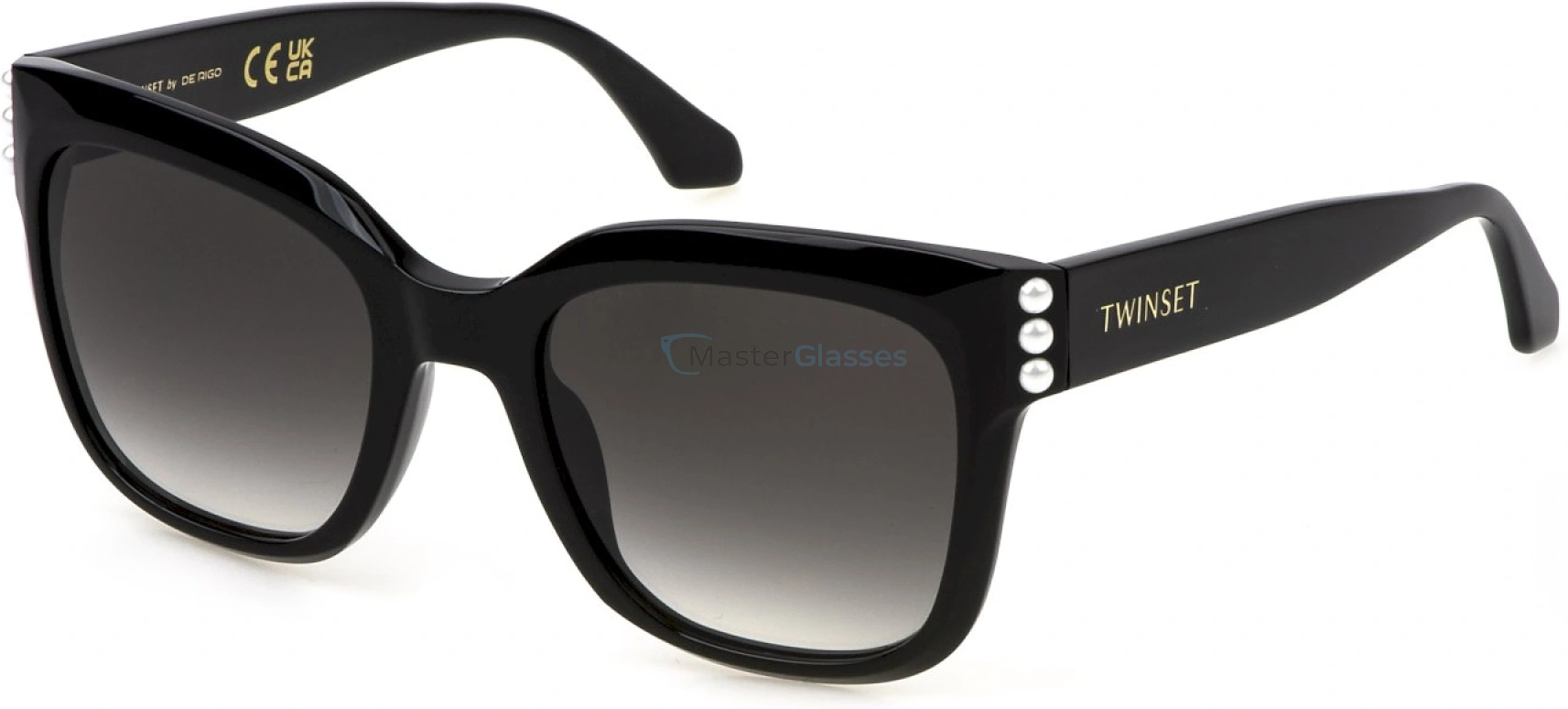  TWINSET STW056V 0700,  SHINY BLACK, SMOKE GRADIENT