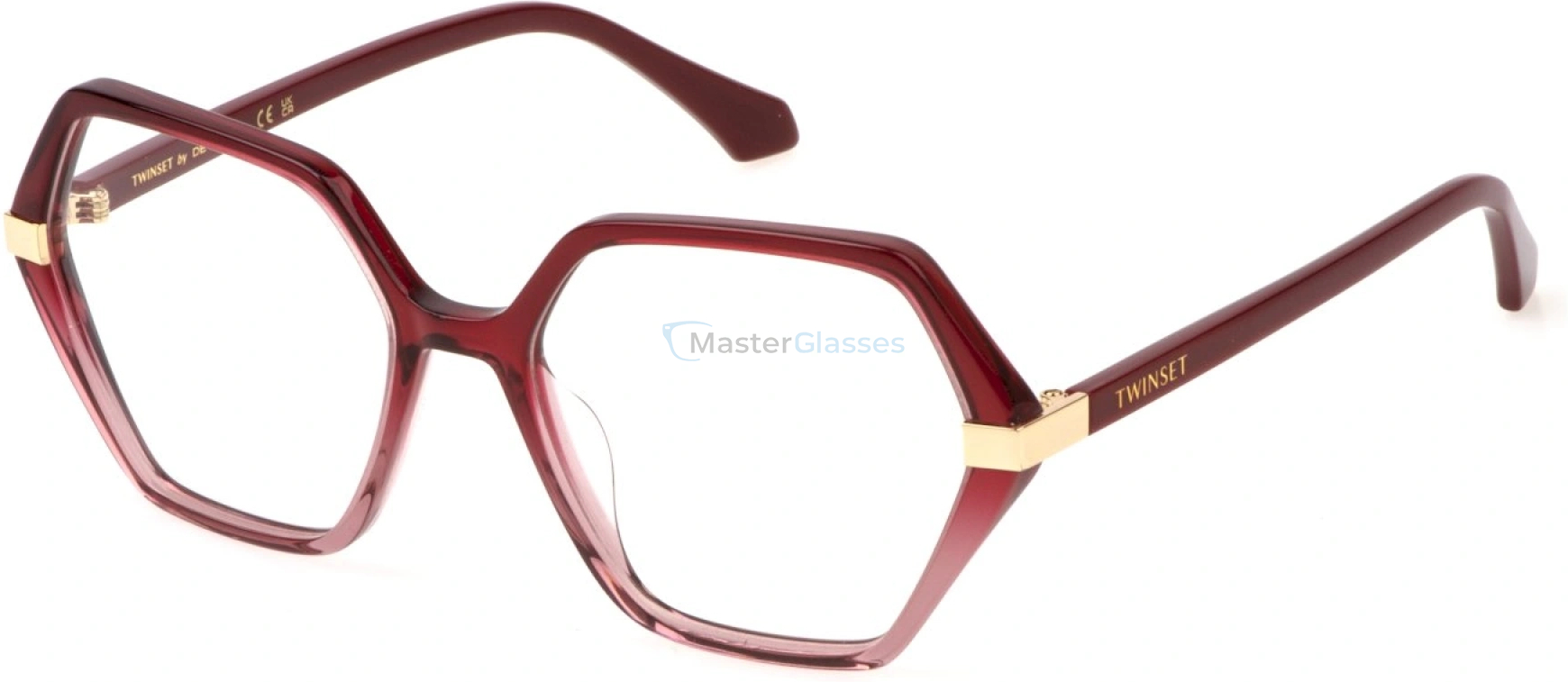 TWINSET VTW052 0AQ8,  SHINY RED GRAD.LIGHT PINK, CLEAR