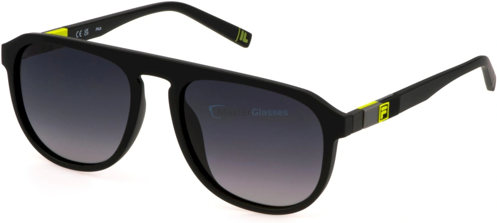   FILA SFI528 U28P,  MATT BLACK, SMOKE GRADIENT