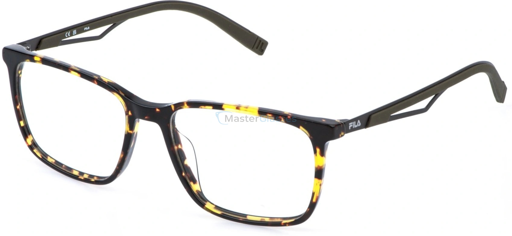  FILA VFI995 0779,  SHINY YELLOW HAVANA, CLEAR