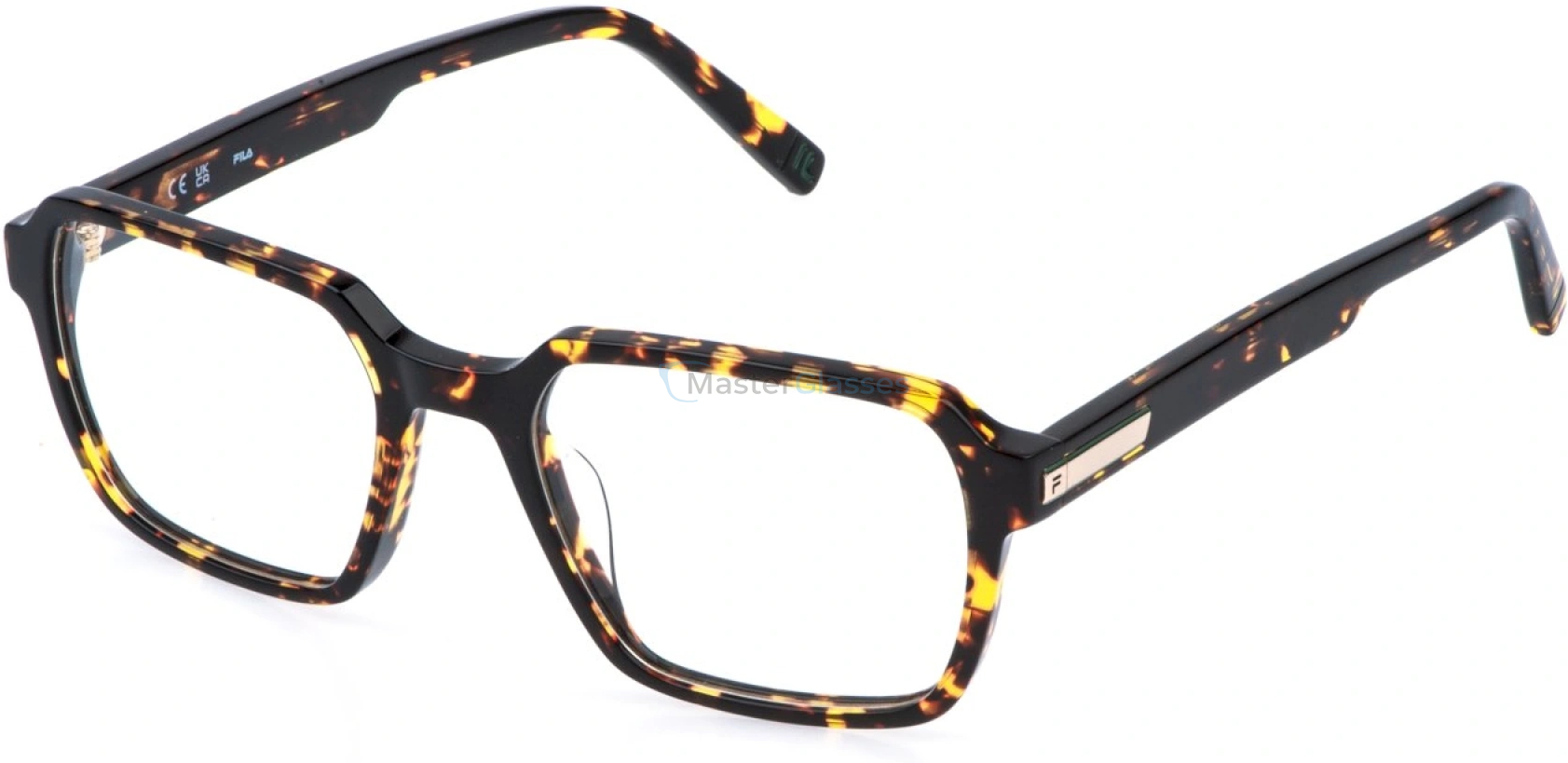  FILA VFI998 0779,  SHINY YELLOW HAVANA, CLEAR