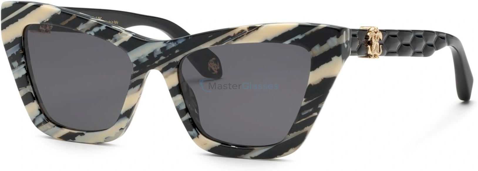   ROBERTO CAVALLI SRC091M 0AHH,  SHINY ANIMAL FANTASY, SMOKE