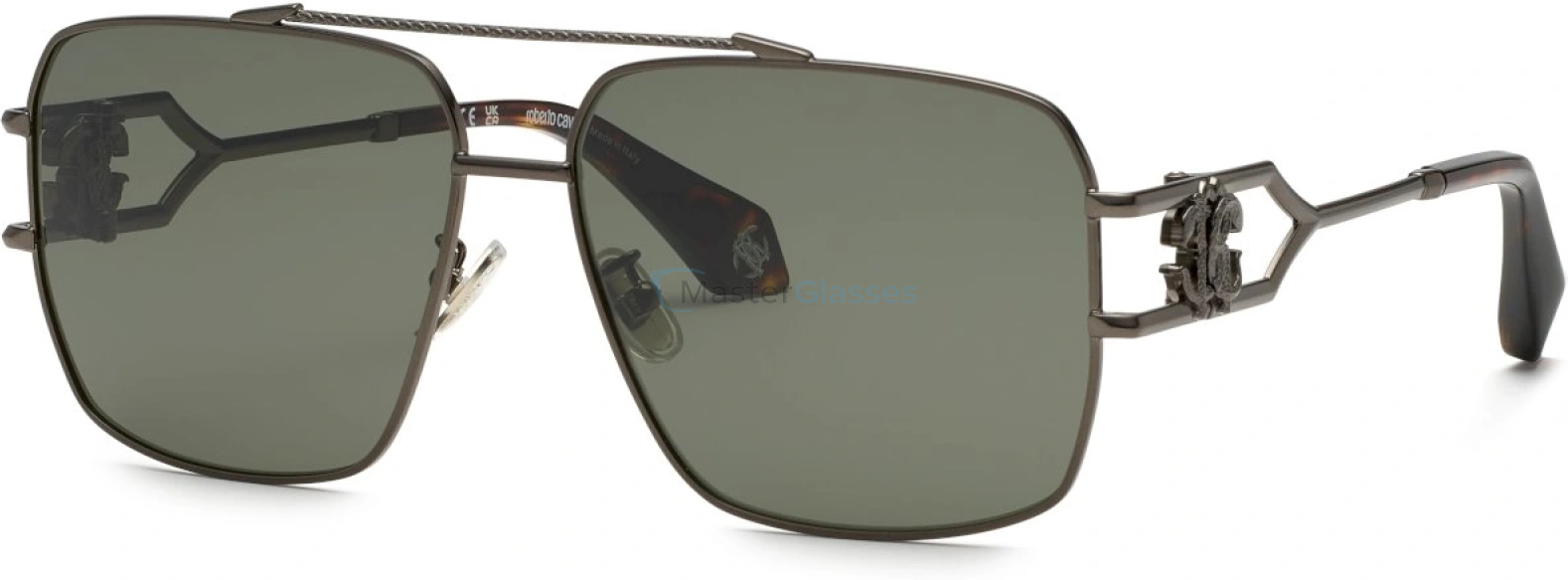   ROBERTO CAVALLI SRC131 0568,  TOTAL SHINY GUN, GREEN