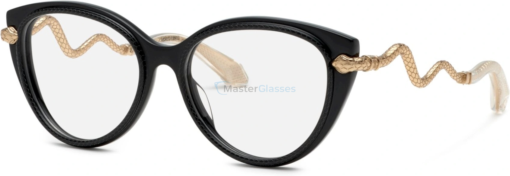  ROBERTO CAVALLI VRC105 0700,  SHINY BLACK, CLEAR