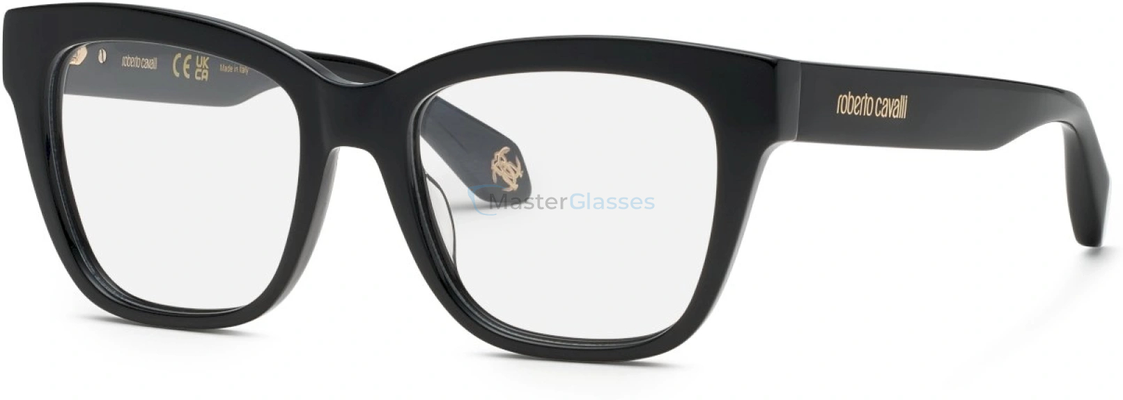  ROBERTO CAVALLI VRC116M 0700,  SHINY BLACK, CLEAR