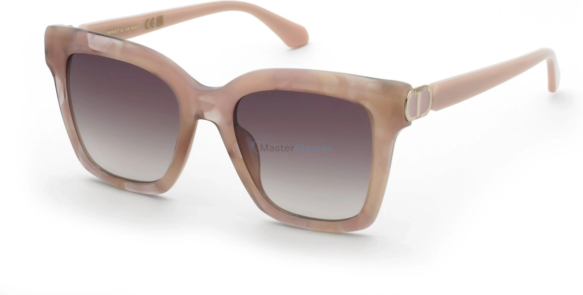   TWINSET STW096 01KE,  PINK FANTASY, BROWN GRADIENT BROWN