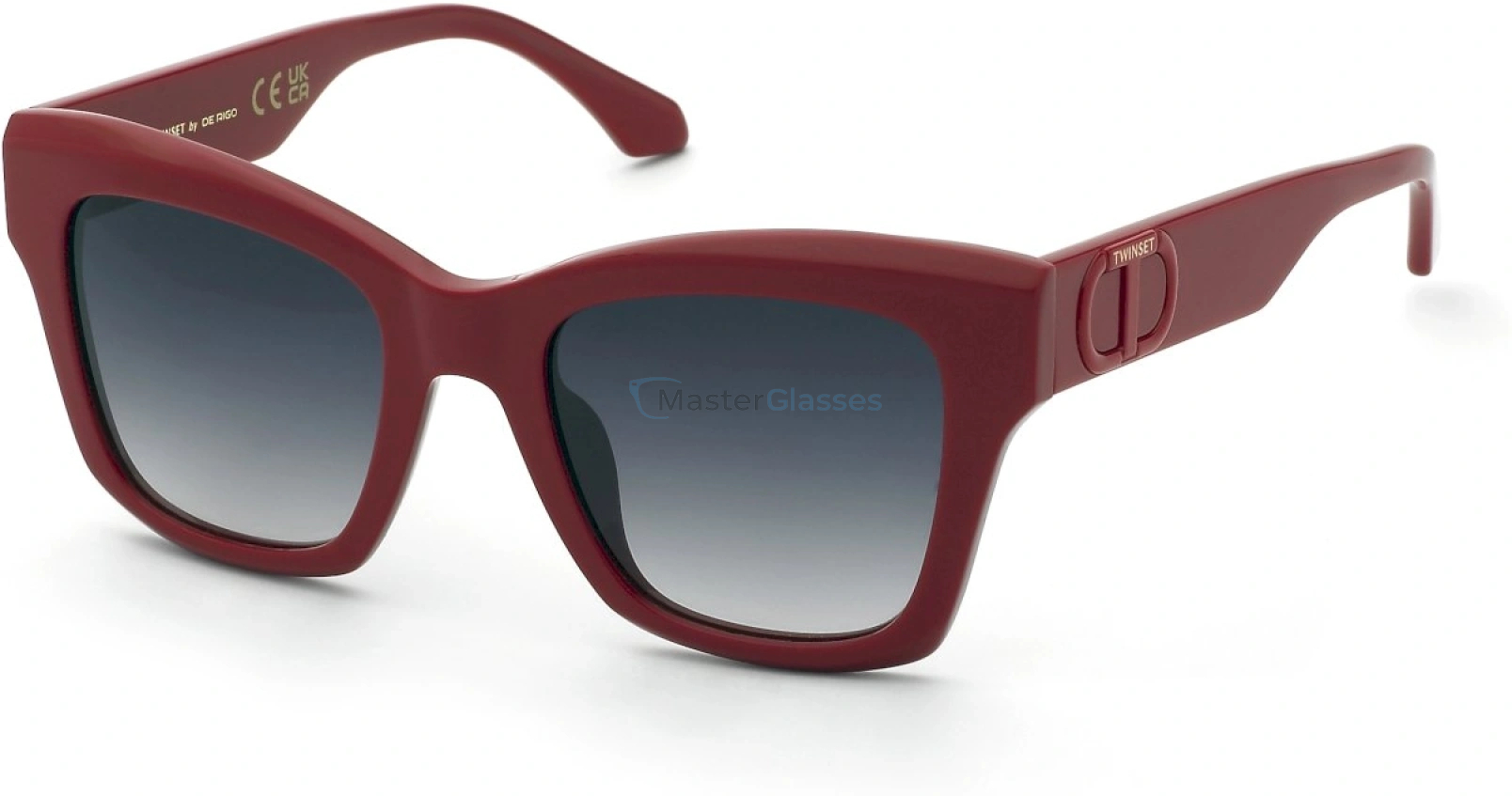   TWINSET STW099 06Y6,  SHINY FULL RED, SMOKE GRADIENT SMOKE