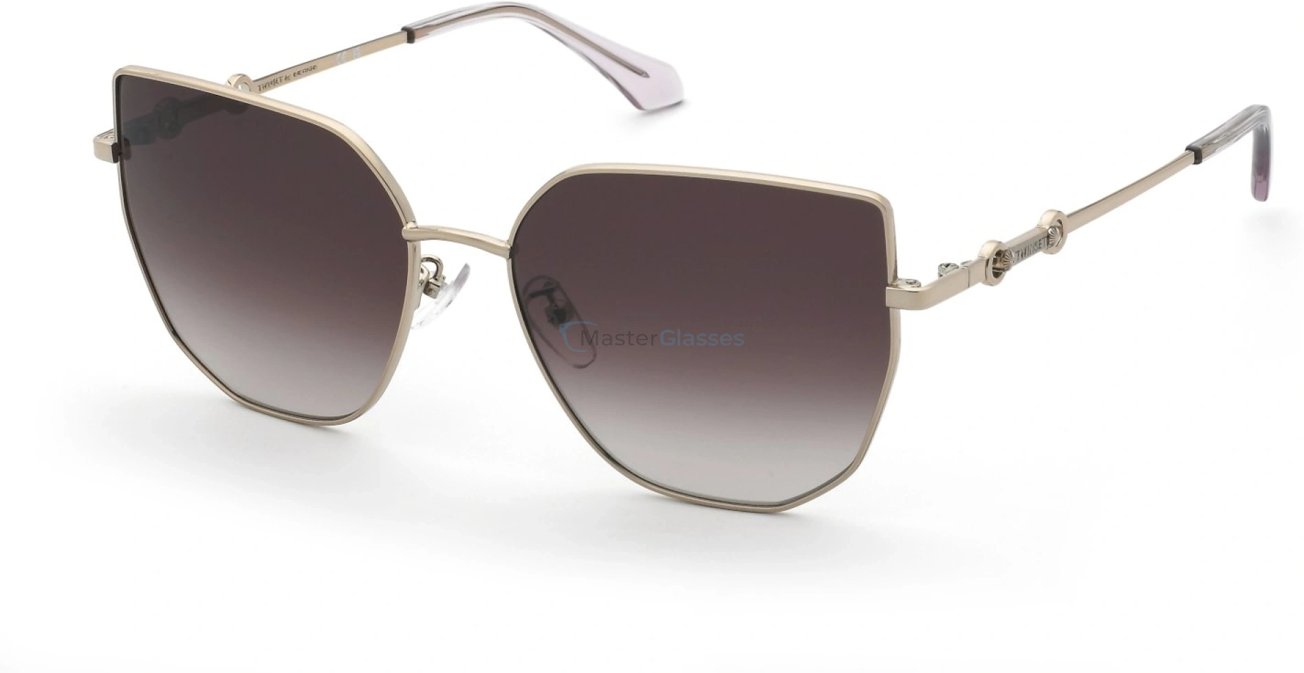   TWINSET STW101 0A39,  SHINY RED GOLD, VIOLET GRADIENT PINK