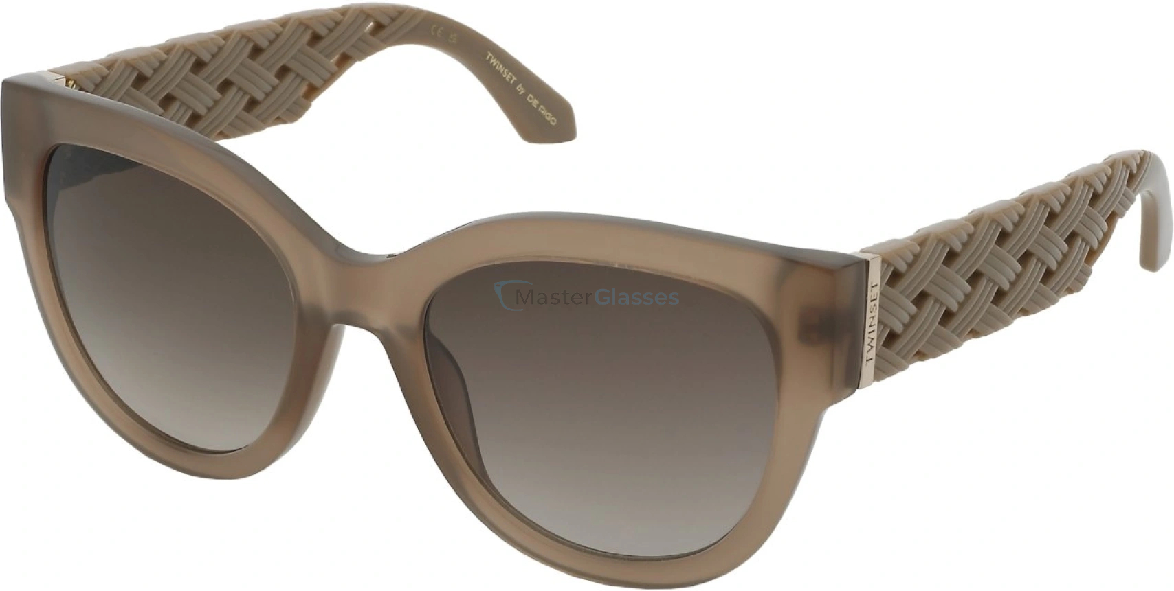   TWINSET STW103 0M79,  SHINY OPAL DOVE GREY, BROWN GRADIENT BROWN