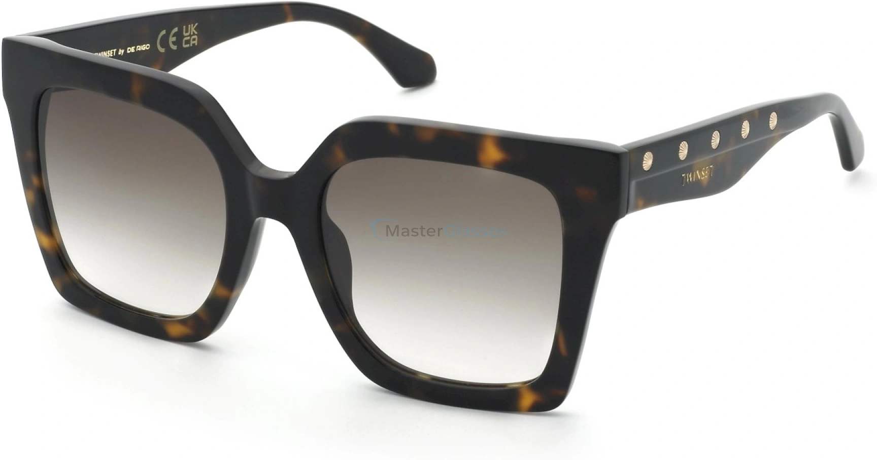   TWINSET STW105 04BL,  DARK HAVANA, BROWN GRADIENT BROWN