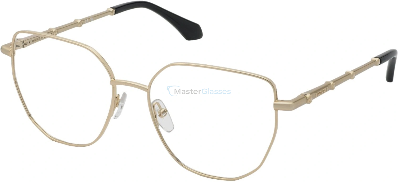  TWINSET VTW088 300Y,  SHINY ROSE GOLD, CLEAR