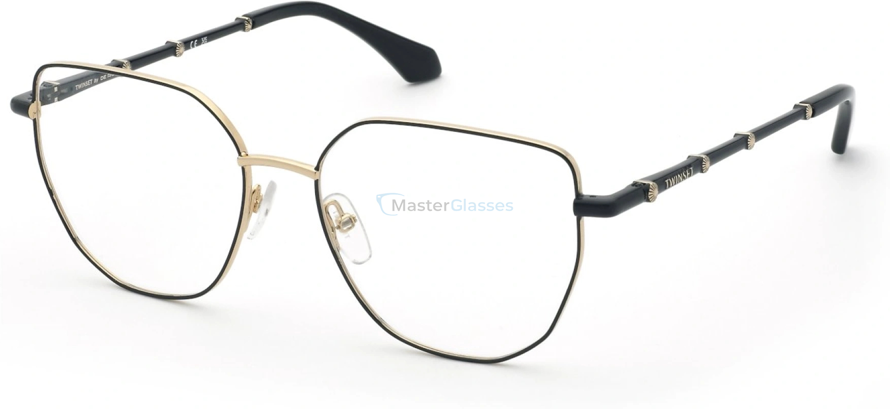  TWINSET VTW088 0301,  SH.ROSE GOLD W/BLACK PARTS, CLEAR