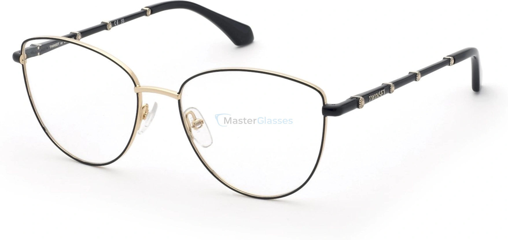  TWINSET VTW086 0301,  SH.ROSE GOLD W/BLACK PARTS, CLEAR