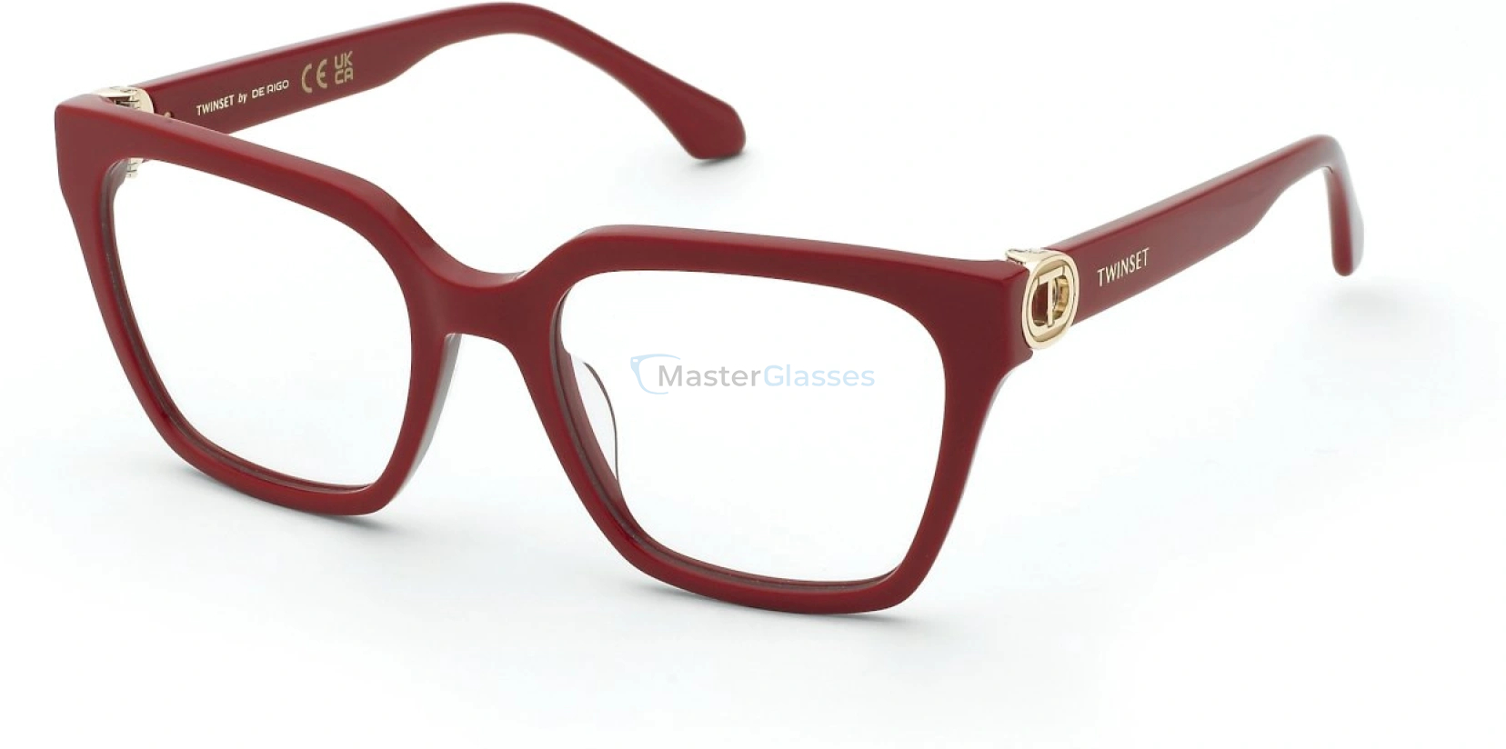  TWINSET VTW093 06Y6,  SHINY FULL RED, CLEAR