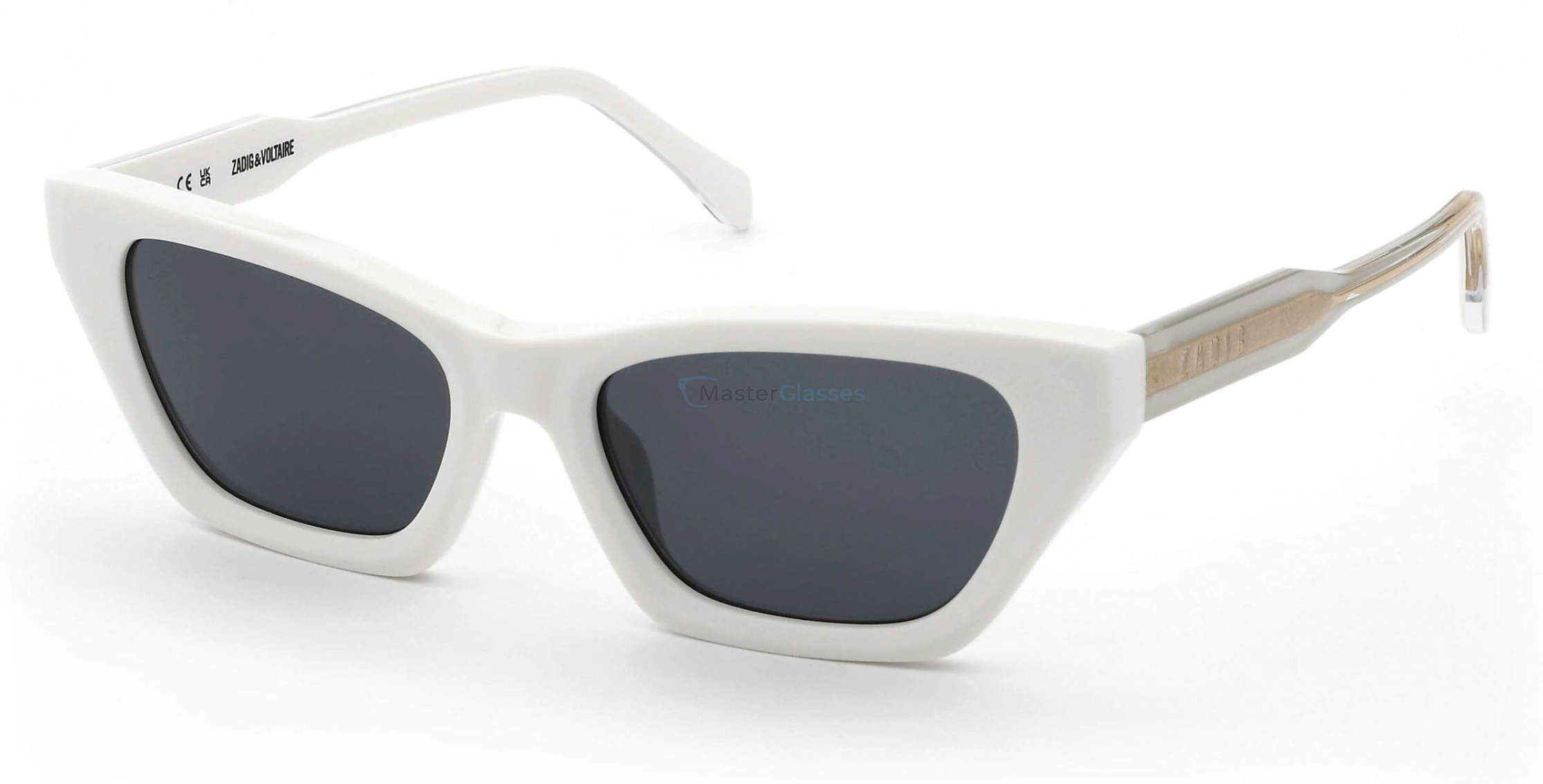   ZADIG and VOLTAIRE SZV454 03GF,  SHINY FULL CREAM, SMOKE