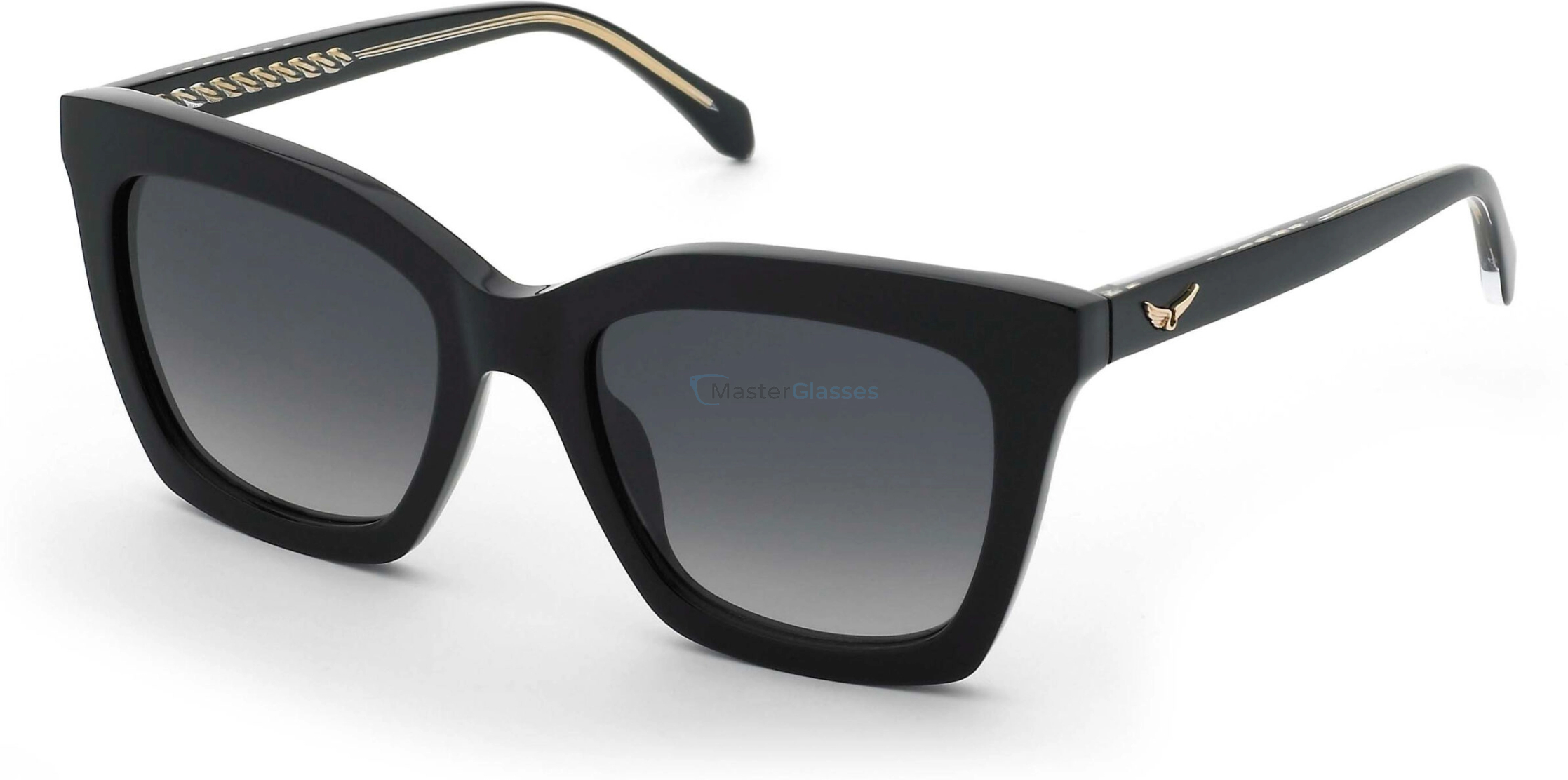   ZADIG and VOLTAIRE SZV455 0700,  SHINY BLACK, SMOKE GRADIENT