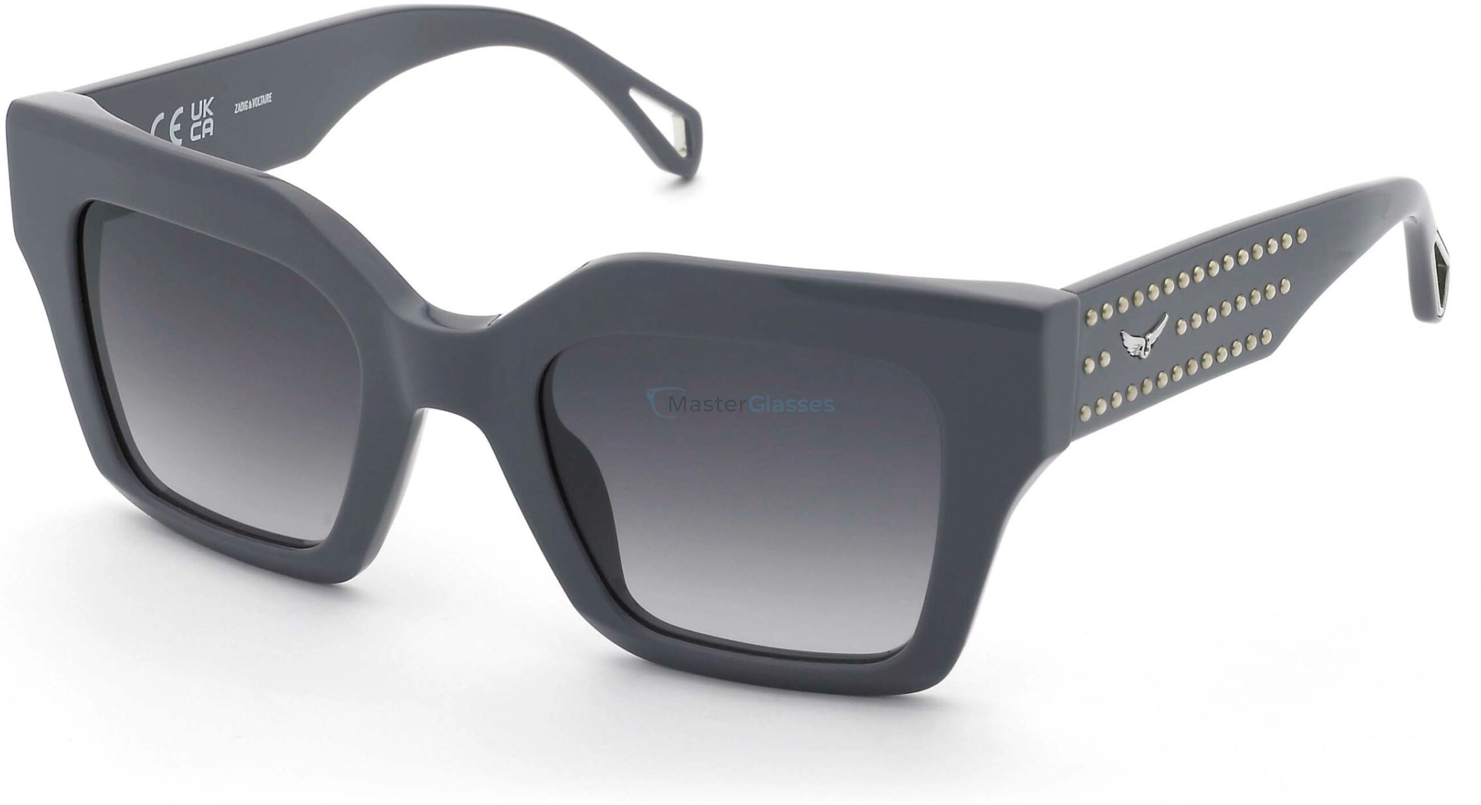   ZADIG and VOLTAIRE SZV457V 0GFS,  FULL GREY, SMOKE GRADIENT SMOKE