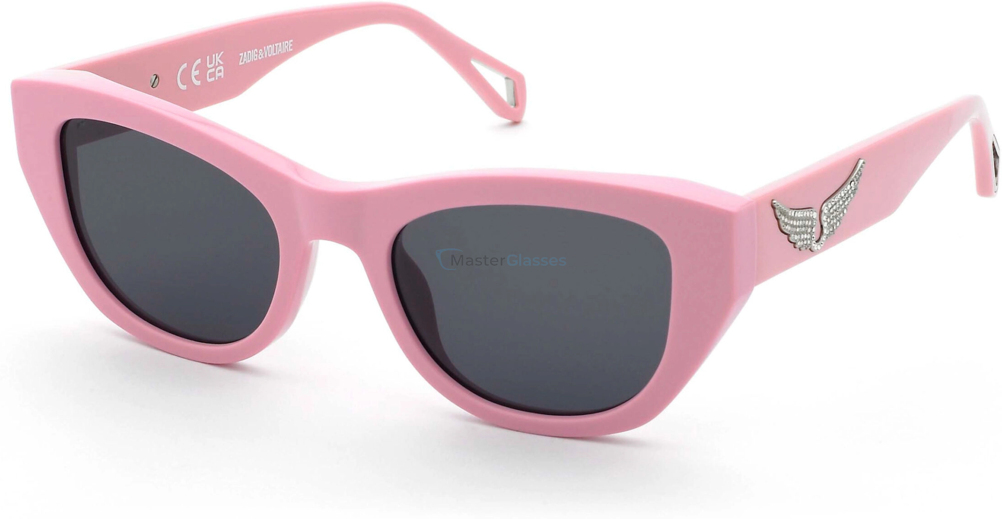   ZADIG and VOLTAIRE SZV459S 0816,  SHINY FULL PASTEL PINK, SMOKE