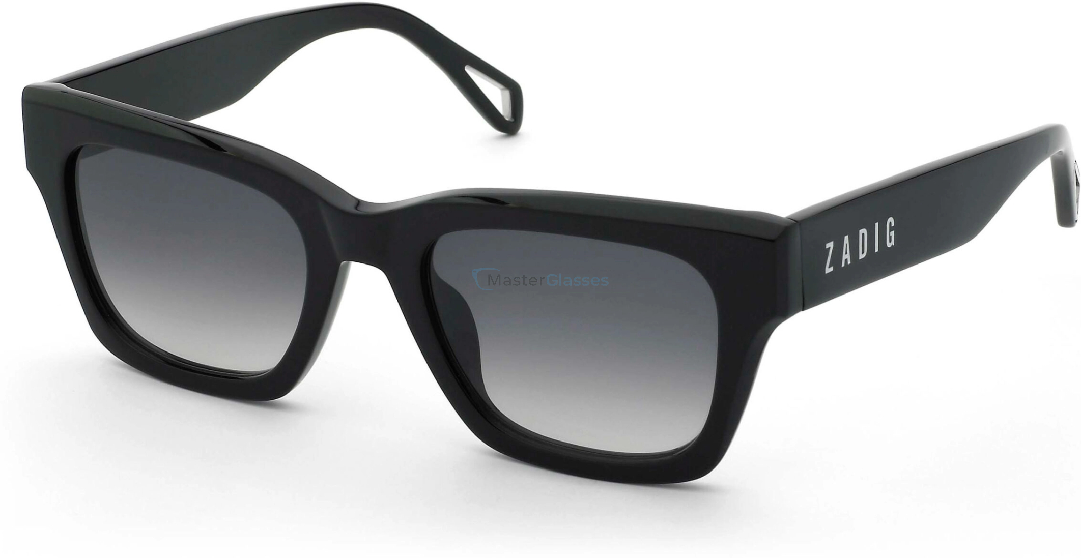   ZADIG and VOLTAIRE SZV461 0700,  SHINY BLACK, SMOKE GRADIENT
