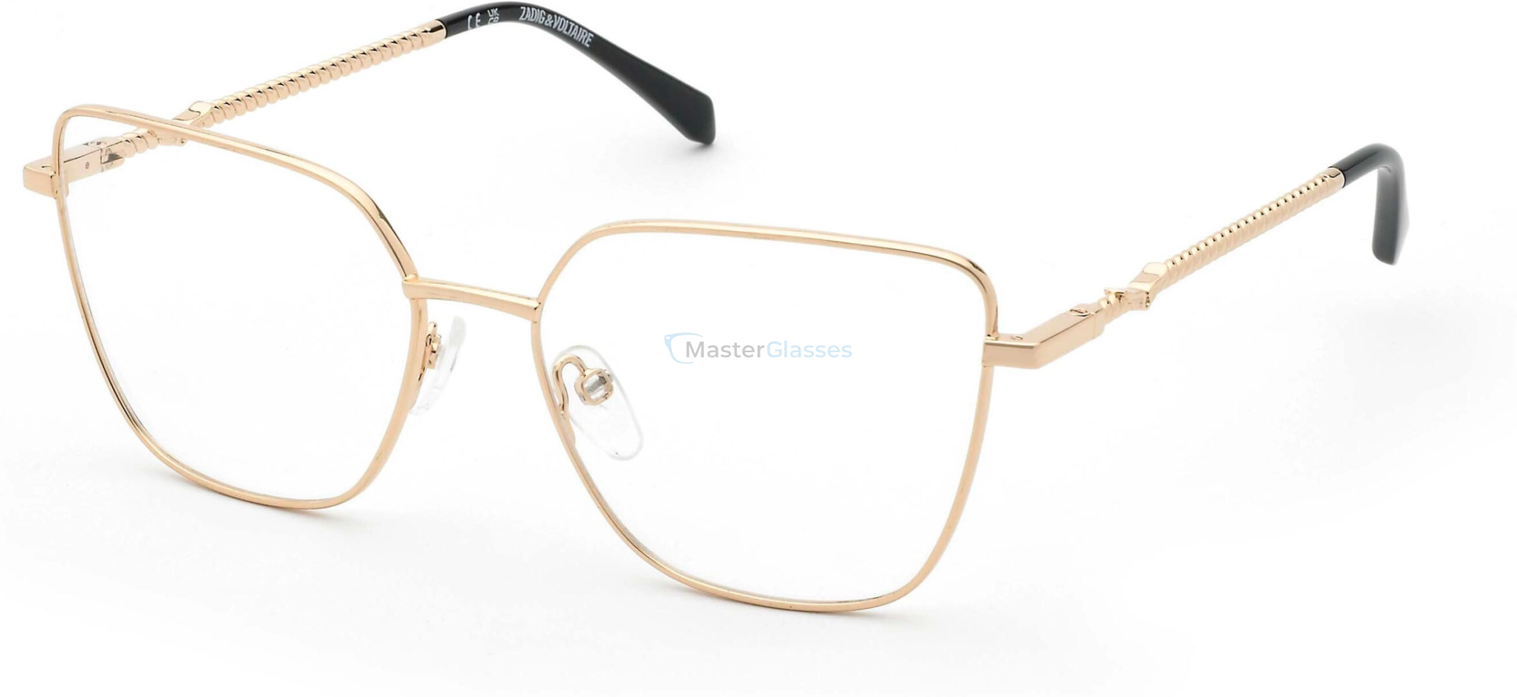  ZADIG and VOLTAIRE VZV449 0300,  SHINY TOTAL ROSE GOLD, CLEAR