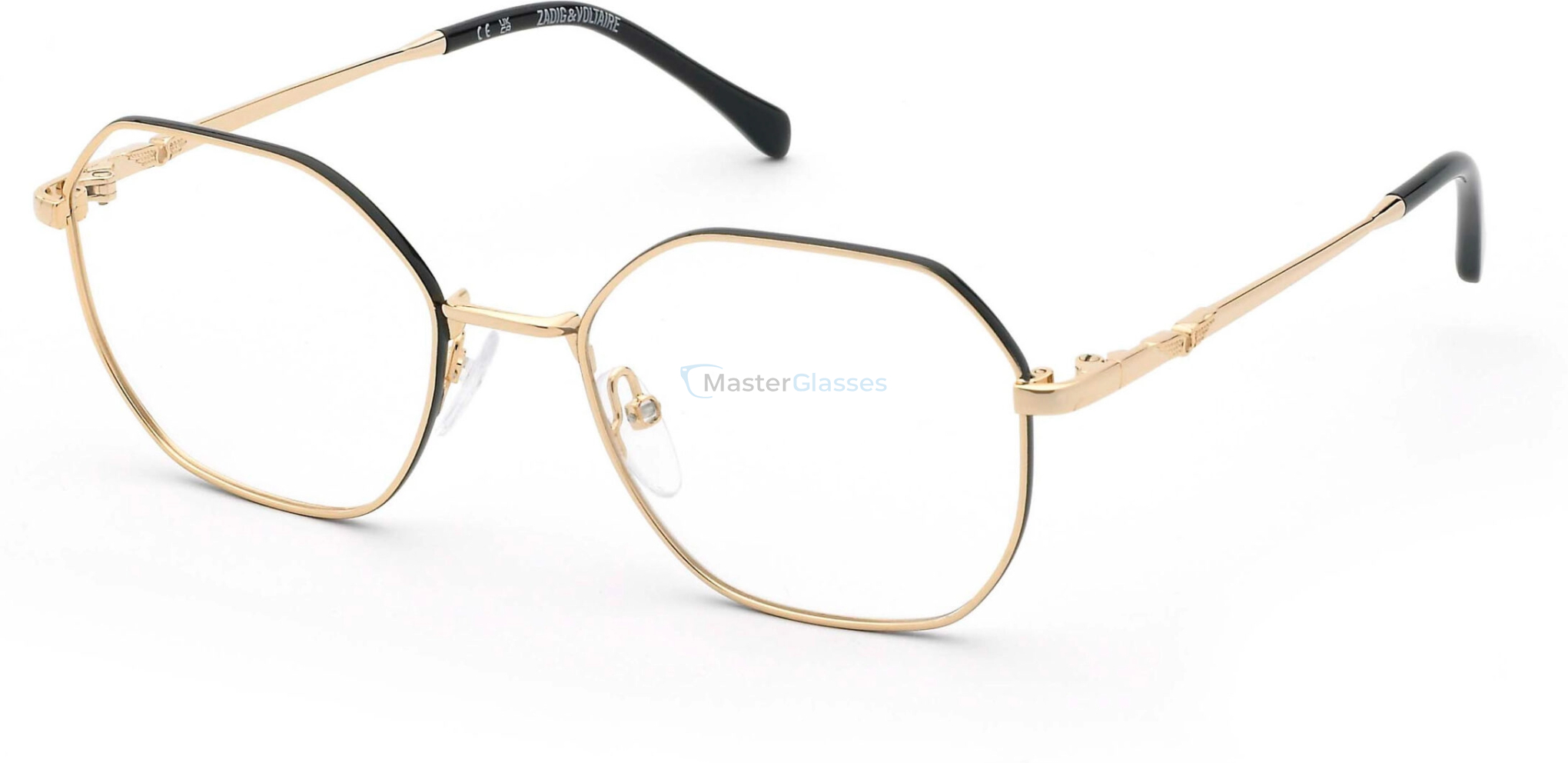  ZADIG and VOLTAIRE VZJ058 0301,  SH.ROSE GOLD W/BLACK PARTS, CLEAR