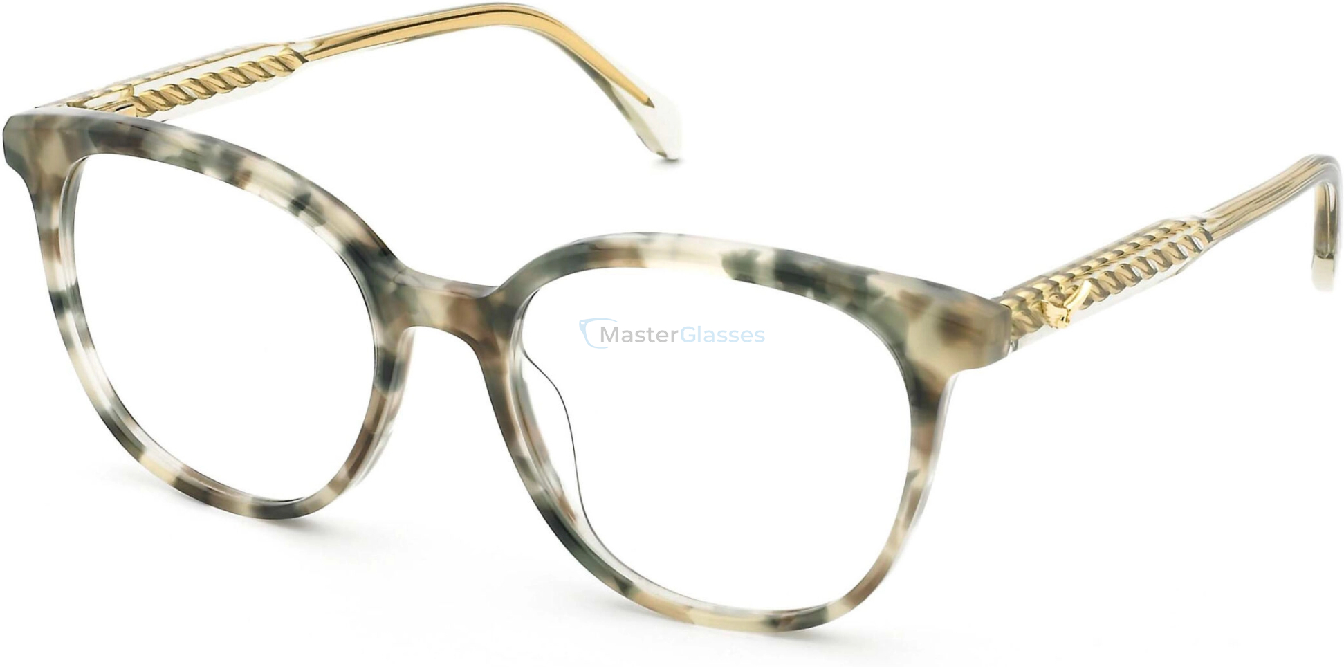  ZADIG and VOLTAIRE VZV438 092I,  SHINY GREEN HAVANA, CLEAR