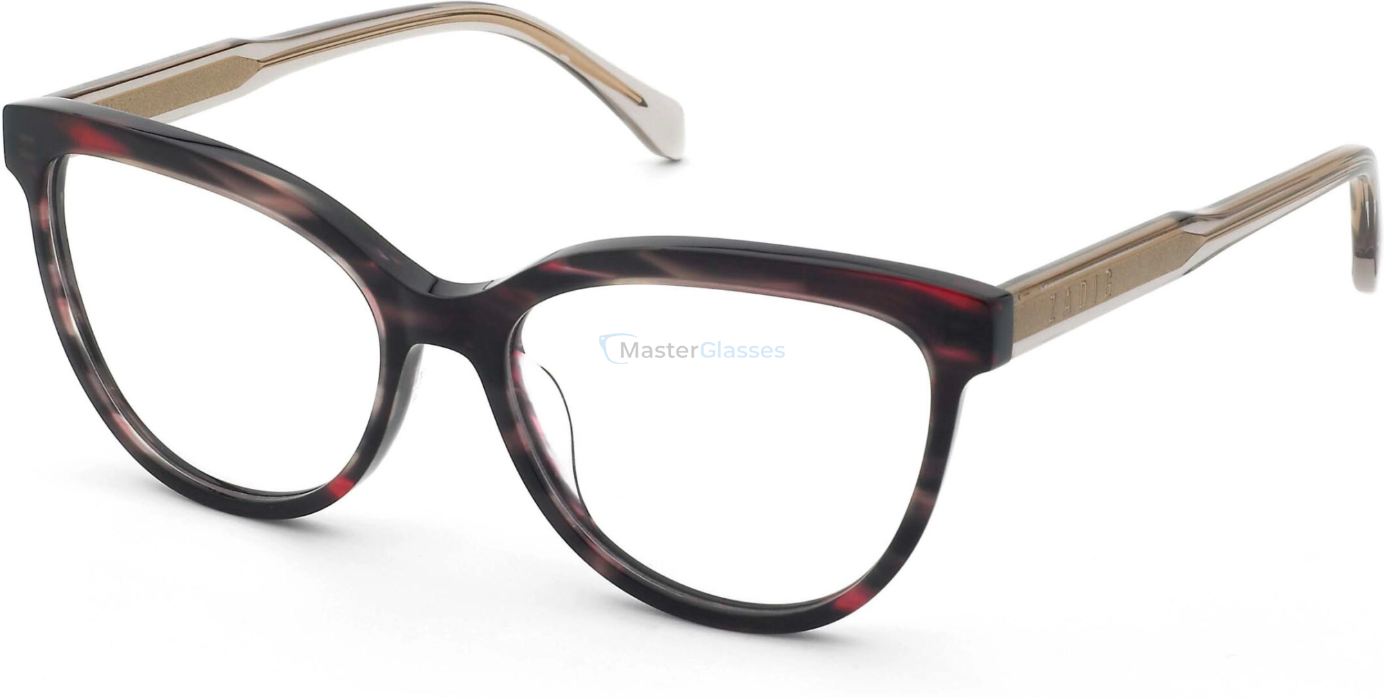  ZADIG and VOLTAIRE VZV440 099H,  SHINY TRANSP.GREY/PINK, CLEAR