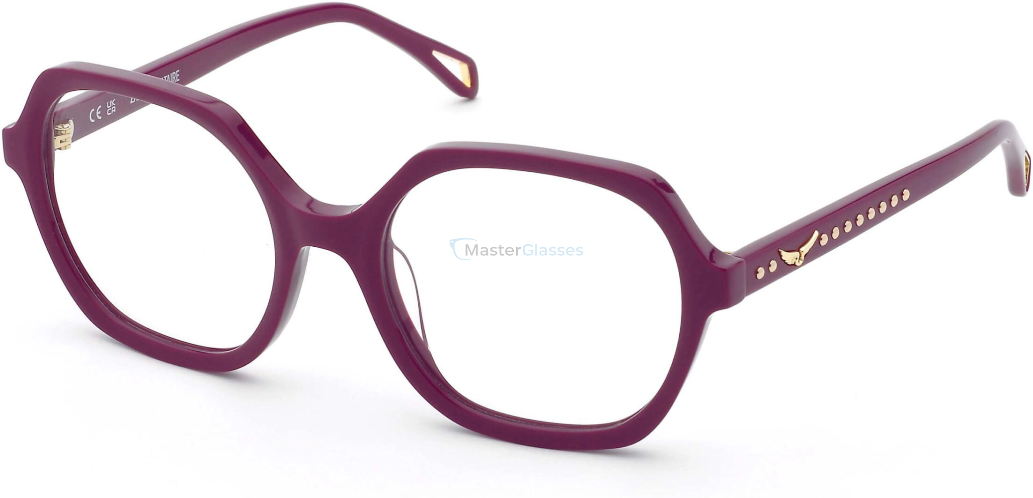  ZADIG and VOLTAIRE VZV443 09MA,  SHINY CYCLAMEN, CLEAR