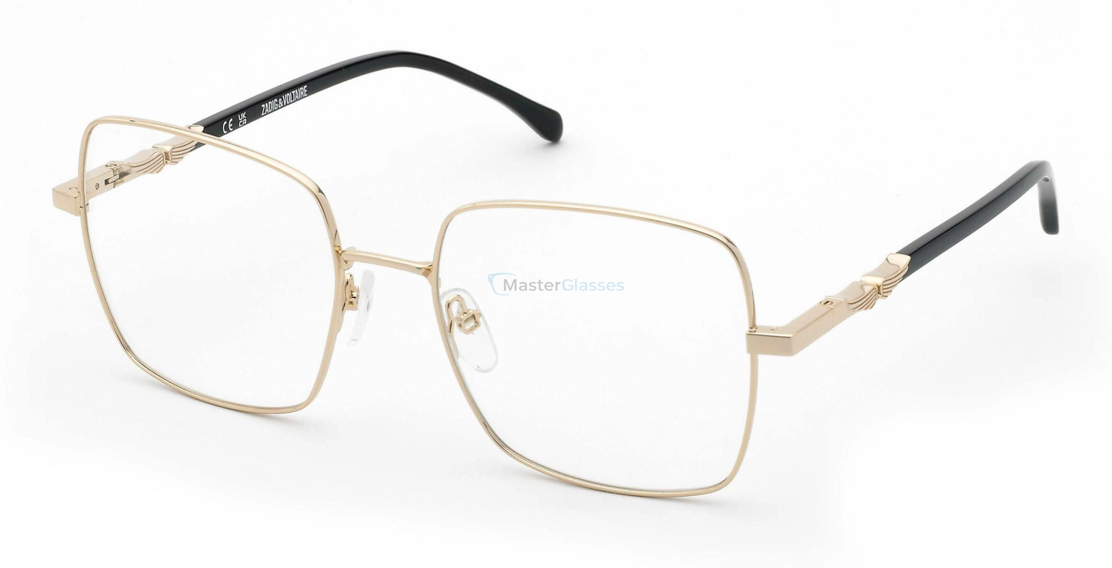  ZADIG and VOLTAIRE VZV447 0300,  SHINY TOTAL ROSE GOLD, CLEAR