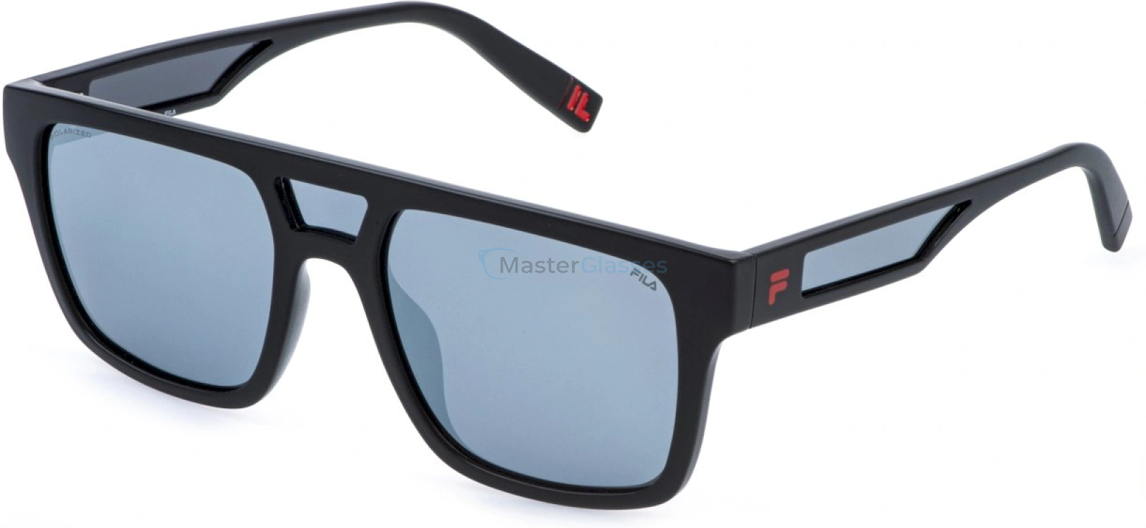   FILA SFIA13 U28P,  MATT BLACK, SMOKE/MIRROR SILVER