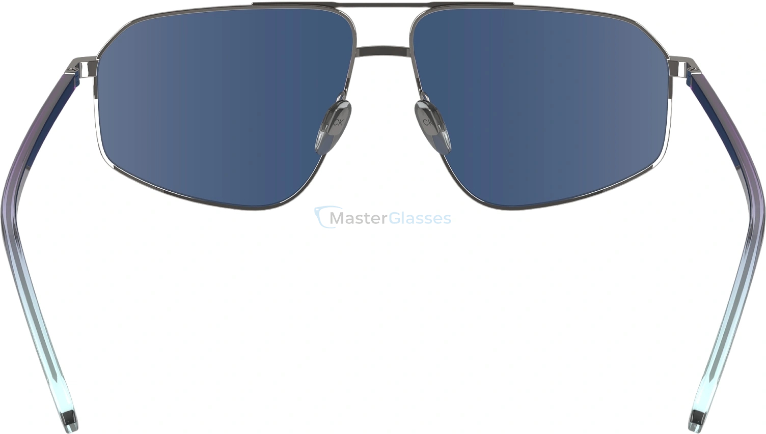   CALVIN KLEIN CK23126S 14,  LIGHT GUNMETAL, SOLID BLUE